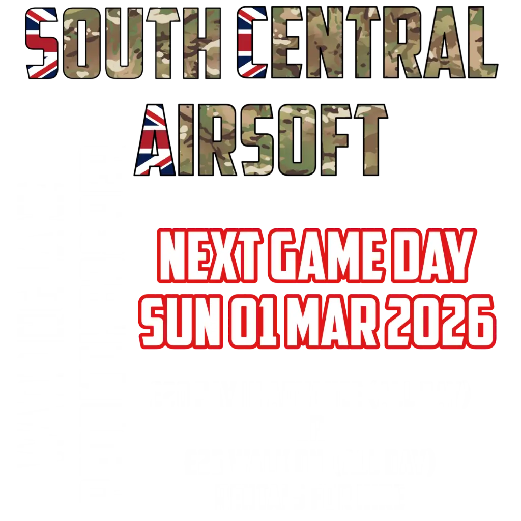 South Central Airsoft Redditch Next Game Day Sunday 01 Mar 2026