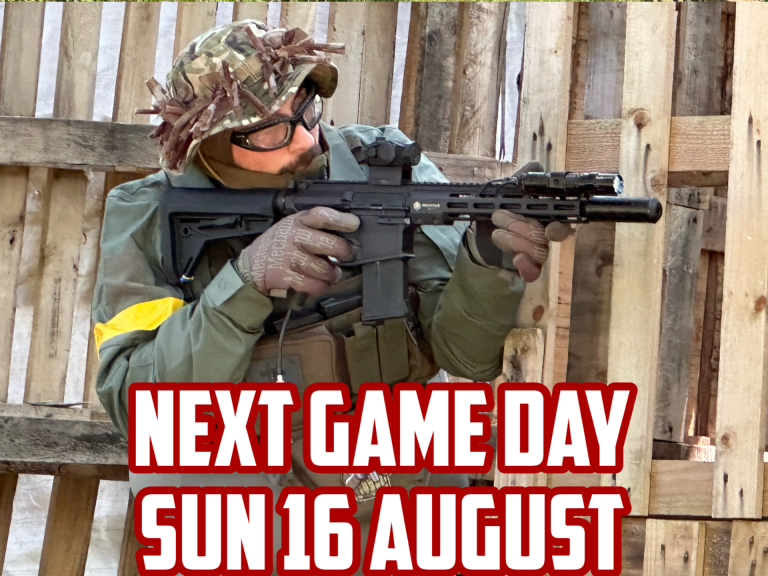 South Central Airsoft Redditch B98 9ER Next Game Day Sunday 16 August 2026