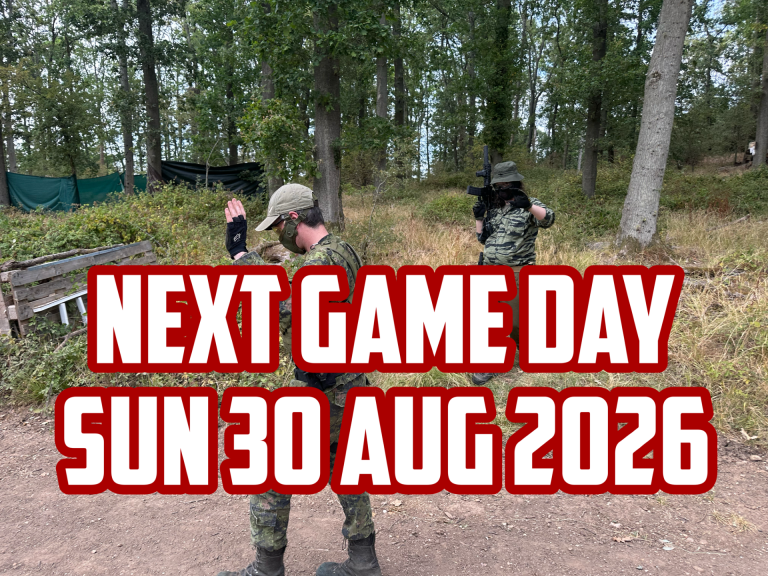 South Central Airsoft Redditch B98 9ER Next Game Day Sunday 30 August 2026